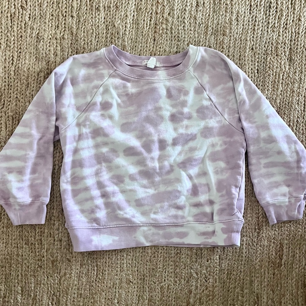 Crewcuts Lilac Tie-Dye Sweatshirt